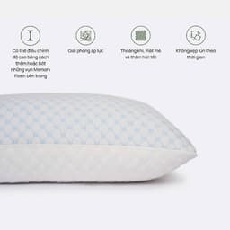 Thumbnail Ruột Gối Đầu 45*65 Foam Memory Shredded êm mềm, độ cao trung bình 1