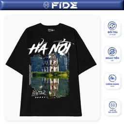 Thumbnail Áo thun địa danh phông unisex nam nữ form rộng ulzzang HÀ NỘI 02 1