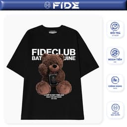 Thumbnail Áo thun FIDE unisex nam nữ form rộng cổ tròn GẤU JOKER 1