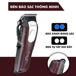 Thumbnail Tông đơ cắt tóc không dây Kemei KM-2600 chuyên nghiệp với pin Lithiumion siêu khủng có thể sử dụng cắm điện trực tiếp 4