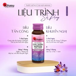 Thumbnail Combo 2 Hộp Nước Collagen Kihasu Kích Thích Sản Sinh Collagen, Giúp Chống Lão Hóa, Đem Lại Làn Da Tươi Trẻ Căng Mịn 3