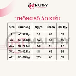 Thumbnail Áo Kiểu Trung Niên MAI THY, Mẫu Sơ Mi Nữ Bigsize Cho Mẹ Trung Tuổi Sang Trọng Trang Nhã | Thời Trang Trung Niên U50 1