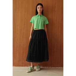Thumbnail TheBlueTshirt - Chân váy maxi xếp ly xoè dáng dài cho nữ - Boho Maxi Skirt Eco Cotton - Women 4