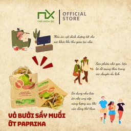 Thumbnail Nam Xanh Mứt Vỏ Bưởi Sấy Muối Ớt Paprika Túi 40gr 2