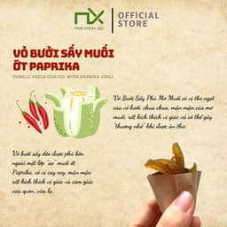 Thumbnail Nam Xanh Mứt Vỏ Bưởi Sấy Muối Ớt Paprika Túi 40gr 1