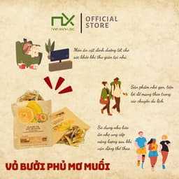 Thumbnail Nam Xanh Mứt Vỏ Bưởi Sấy Phủ Mơ Muối Túi 40gr 1