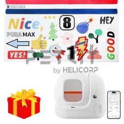 Thumbnail Trang Trí Cá Nhân Hoá Máy Dọn Vệ Sinh Tự Động PETKIT 1