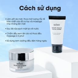 Thumbnail Combo Tẩy Tế Bào Chết Da Mặt và Kem Dưỡng Da Nhau Thai Seimy 30g 2