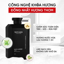 Thumbnail Combo Soái Ca - Sữa tắm gội nam 3in1 350ml & Sáp dưỡng tạo kiểu tóc & Bọt vệ sinh nam giới Rhys Man 3