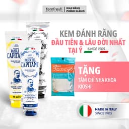 Thumbnail Kem Đánh Răng Trắng Răng Ngăn Ngừa Sâu Răng Capitano Italy Hữu Cơ Chống Hôi Miệng 75ml 1