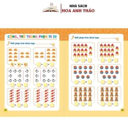 Thumbnail Sách - Rèn Kỹ Năng Cộng Trừ Trong Phạm Vi 20 - Giúp Tính Toán Nhanh Cho Trẻ 4-6 Tuổi 1