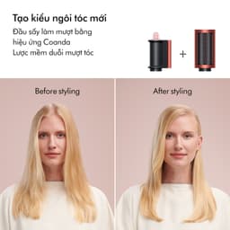 Thumbnail Máy tạo kiểu tóc và sấy khô Dyson Airwrap ™ Complete Long (Strawberry Bronze và Blush Pink) 4