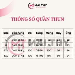 Thumbnail Quần Trung Niên Nữ MAI THY Q009, Mẫu Dài Dáng Suông Chất Thun Sang Trọng Dễ Mặc Form Bigsize| Thời Trang Trung Niên U50 1