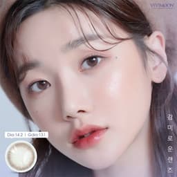 Thumbnail Lens cận VIVIMOON cho mắt thở màu nâu tự nhiên Honey Choco Giá 1 đôi 3