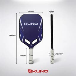 Thumbnail Vợt Pickleball KUNO Ultra 2.0 Vợt Công Thủ Toàn Diện, Carbon T700, Dòng Vợt Đúc Ép Nóng Cao Cấp 3