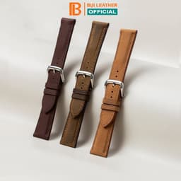 Thumbnail Dây đồng hồ nam da sáp ngựa điên- khâu tay thủ công D111 size 18mm, 20mm, 22mm, 24mm-Bụi Leather 1