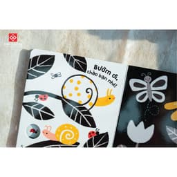 Thumbnail Sách kích thích thị giác - Đen trắng và màu sắc tương phản cho bé 0 -3 tuổi - Đinh Tị Books 3