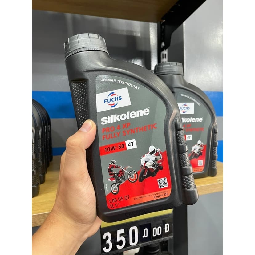 Ảnh Dầu Nhớt Xe Moto Fuchs Silkolene Pro 4 XP 10w50 1L 4