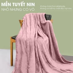 Thumbnail Chăn Mền tuyết NIN siêu mềm mịn 130x200cm nhiều màu sắc, chăn sofa, chăn đắp văn phòng 1