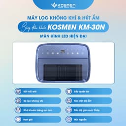 Thumbnail Máy Lọc Không Khí Và Hút Ẩm Kosmen KM-30N, Lọc Chuyên Sâu, Kết Nối Wifi Bằng App - Hàng Chính Hãng 3