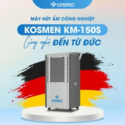 Thumbnail Máy Hút Ẩm Công Nghiệp Kosmen KM-150S Phù hợp diện tích 200m² - Hàng Chính Hãng Bảo Hành 24 Tháng 3