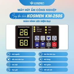 Thumbnail Máy Hút Ẩm Công Nghiệp Kosmen KM-250S Công Suất 250 Lít/Ngày- Hàng Chính Hãng Bảo Hành 24 Tháng 3