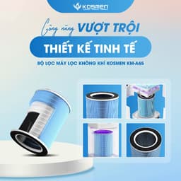 Thumbnail Lõi Lọc Không Khí Kosmen KM-A65 Màng Lọc Than Hoạt Tính Loại Bỏ 99,97% Bụi Mịn - Hàng Chính Hãng 2