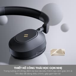 Thumbnail Tai nghe Bluetooth Havit Life NC01H H668BT | Chống ồn chủ động ANC - Nghe nhạc 80h - Màng loa 40mm | Bảo hành 12 tháng 4