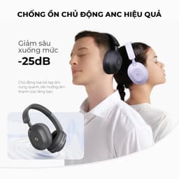 Thumbnail Tai nghe Bluetooth Havit Life NC01H H668BT | Chống ồn chủ động ANC - Nghe nhạc 80h - Màng loa 40mm | Bảo hành 12 tháng 1
