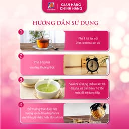 Thumbnail Trà Tâm sen lạc tiên Tâm Bình hộp 20g túi lọc thơm hương hoa sen thanh mát 2