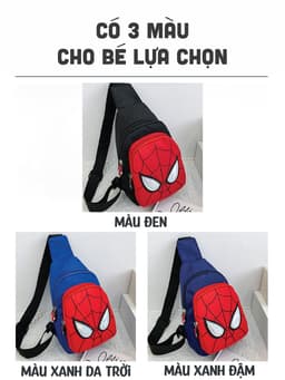 Thumbnail Túi đeo chéo cho bé 1989KIDS túi lì xì cho bé hình người nhện túi cho bé trai đi chơi tết đáng yêu 3