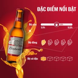 Thumbnail Thùng 24 Chai Bia Budweiser Chính Hãng (330ml/Chai) 2