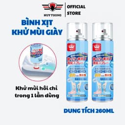 Thumbnail Combo 5 chai xịt khử mùi hôi giày dép Nano bạc, xịt khử mùi hôi chân khó chịu lên đến 24h - dung tích 260ml 2