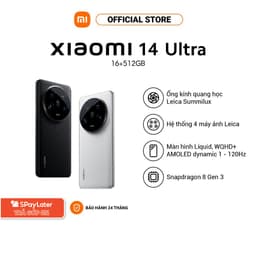 Thumbnail Điện thoại thông minh Xiaomi 14 Ultra (16+512GB) | Màn hình 6.73" WQHD+ AMOLED 120Hz | Camera Leica | Snapdragon® 8Gen3 2