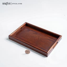Thumbnail Bộ khay gỗ tần bì thành cao đa năng có tay cầm ONGTRE dùng cho nhà hàng, khách sạn, resort 4