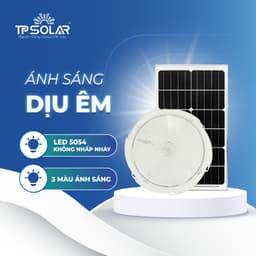 Thumbnail Đèn Ốp Trần Năng Lượng Mặt Trời TP SOLAR 3 Màu Ánh Sáng, Chíp LED 5054 Cao Cấp, Chống Nước IP68 - Bảo Hành 3 Năm 2