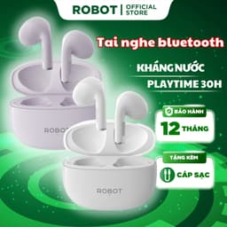 Thumbnail Tai Nghe Bluetooth 5.3 ROBOT T10S In Ear Playtime 30H, Có Khả Năng Chống Nước IPX4_ Bảo Hành 12 Tháng 1
