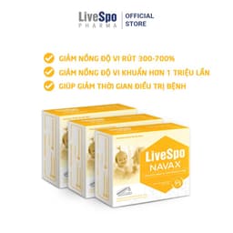 Thumbnail Nhỏ mũi, họng cho trẻ em giúp giảm nghẹt mũi, viêm mũi LiveSpo Navax sơ sinh - Hộp 5 ống x 5ml 3