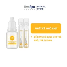 Thumbnail Nhỏ mũi, họng cho trẻ em giúp giảm nghẹt mũi, viêm mũi LiveSpo Navax sơ sinh - Hộp 5 ống x 5ml 4