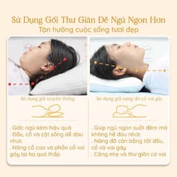 Thumbnail Ruột gối đầu thư giãn cổ 45*65cm 2