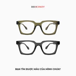 Thumbnail Gọng kính thời trang DOKCRAZY TOGA Nam Nữ Hot Trend Hàn Quốc, Chống UV, Ánh Sáng Xanh, Form To 1