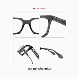 Thumbnail Gọng kính thời trang DOKCRAZY TOGA Nam Nữ Hot Trend Hàn Quốc, Chống UV, Ánh Sáng Xanh, Form To 3