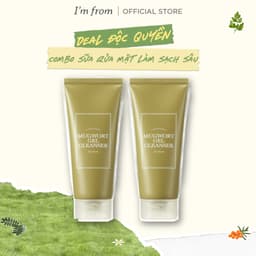 Thumbnail Combo 2 Sữa rửa mặt sạch sâu, dịu nhẹ cho da dầu, da mụn, da nhạy cảm I'm from Mugwort Gel Cleanser 150ml 2