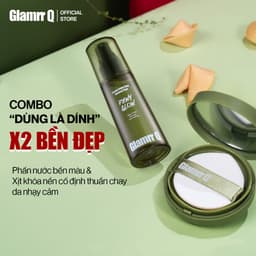 Thumbnail Combo Glamrr Q Cushion &  Xịt Khóa Nền Cố Định Glamrr Q Vegan Super Stay Makeup Fixer 50ml 2