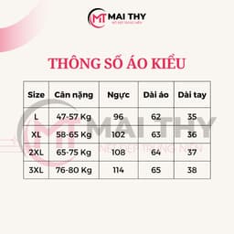 Thumbnail Áo Trung Niên Nữ MAI THY 568, Mẫu Sơ Mi Tặng Mẹ Cổ Nơ Bèo Viền Ren Lịch Sự Trang Nhã | Thời Trang Nữ Trung Tuổi U40 1