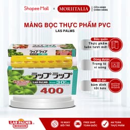 Thumbnail Màng bọc thực phẩm PVC Las Palms, Kích thước 30cm x 300m, Ngăn ngừa vi khuẩn, Deo và bám dính hơn 1