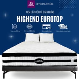 Thumbnail NÊM LÒ XO TÚI HÚT CHÂN KHÔNG Cao Cấp SAMICK HIGHEND EUROTOP Hàn Quốc - Bảo vệ cột sống 1