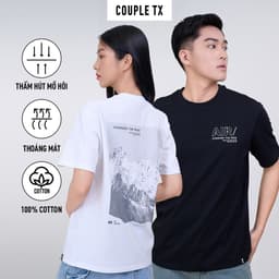 Thumbnail Áo Thun Gia Đình Couple TX Snow Moutain Form Relax TS 403 1