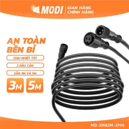 Thumbnail Dây Cáp Kết Nối Tấm Pin Đèn Năng Lượng Mặt Trời Dài 3M, 5M 2 Pin Chống Nước, Bền Bỉ, Chịu Nhiệt Tốt 1