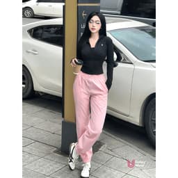 Thumbnail Quần jogger thể thao nữ Rainbow Today U Wear vải gió tôn dáng chất co giãn thoải mái tập gym chạy bộ 4